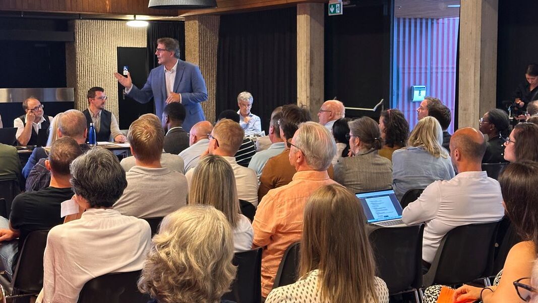 Assemblée du Centre Vaud à Épalinges, avec son président Giancarlo Sergi